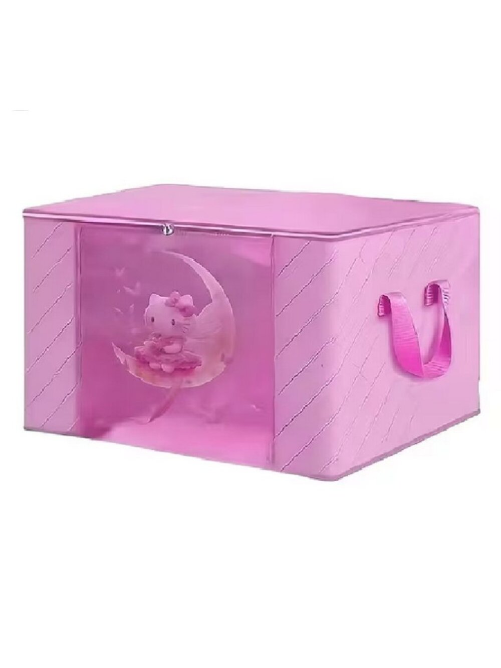 NWT LARGE Storage Bag Handles Closet Organizer Bin Reusable Foldable Container - Picture 7 of 16